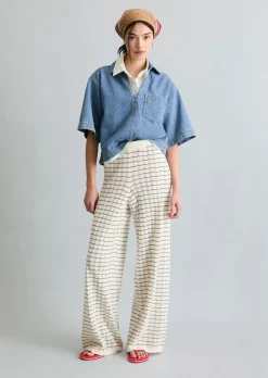 Strickhose wide aus Organic Cotton