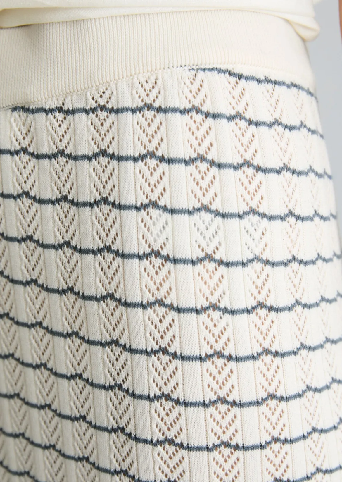 Strickhose wide aus Organic Cotton