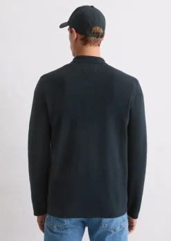 Strick-Overshirt regular aus reiner Bio-Baumwolle