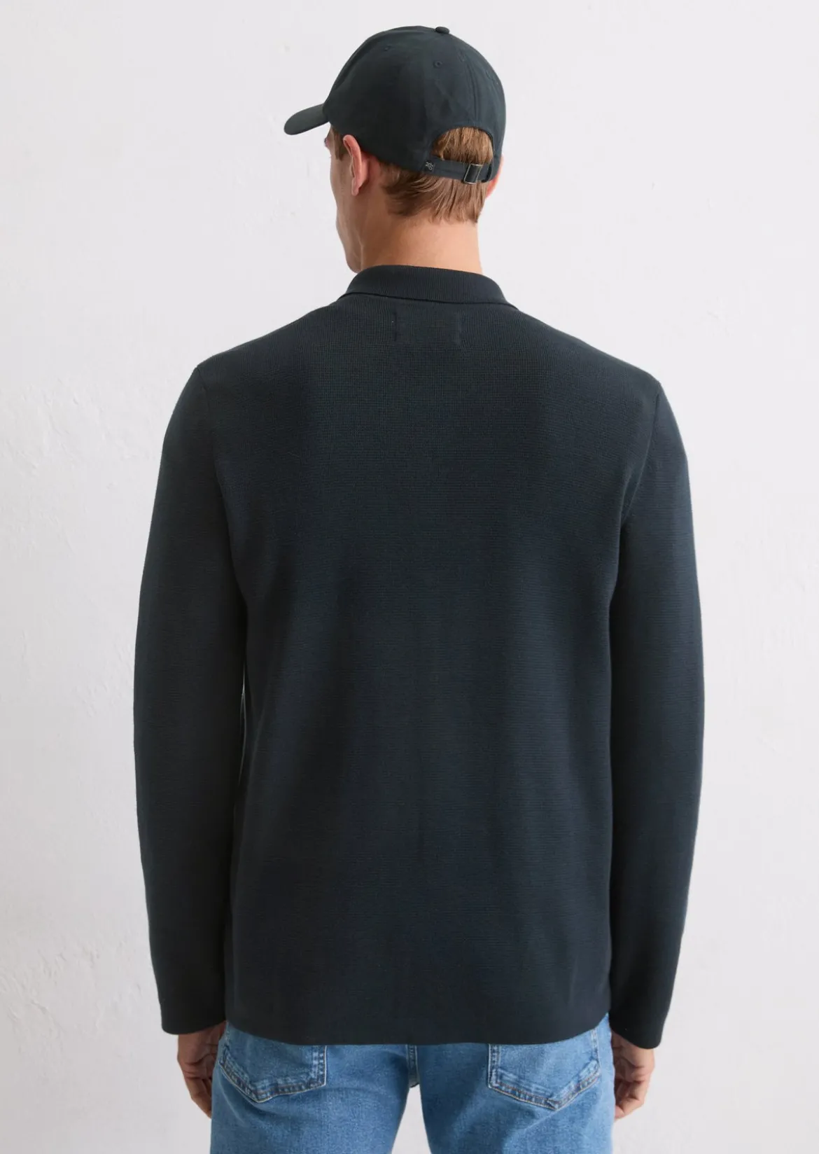 Strick-Overshirt regular aus reiner Bio-Baumwolle