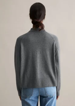 Strickpolo relaxed aus Soft Cotton Stretch