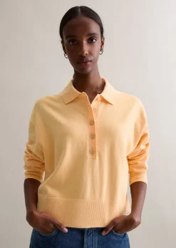 Strickpolo relaxed aus Soft Cotton Stretch