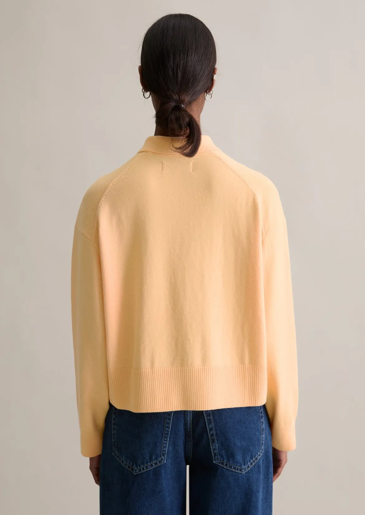 Strickpolo relaxed aus Soft Cotton Stretch
