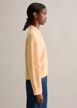 Strickpolo relaxed aus Soft Cotton Stretch