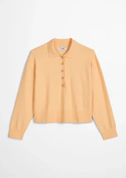Strickpolo relaxed aus Soft Cotton Stretch