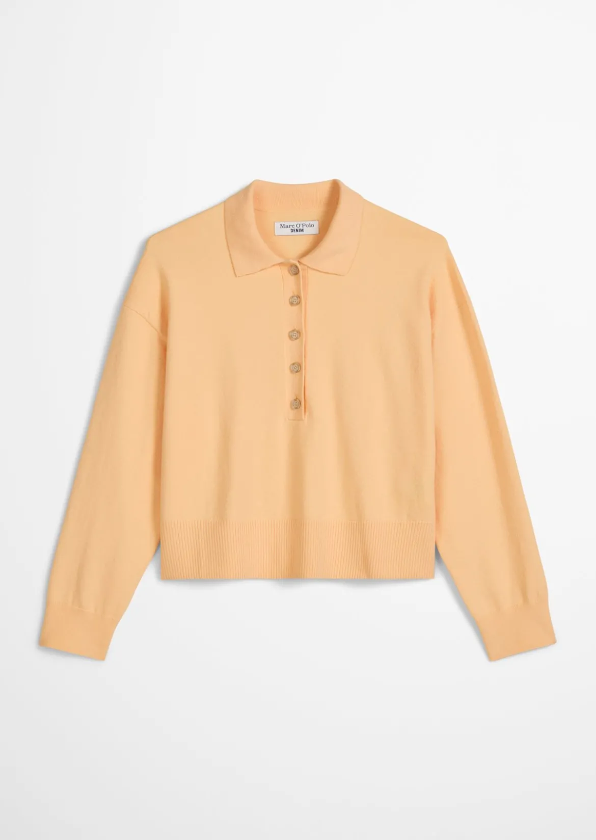 Strickpolo relaxed aus Soft Cotton Stretch
