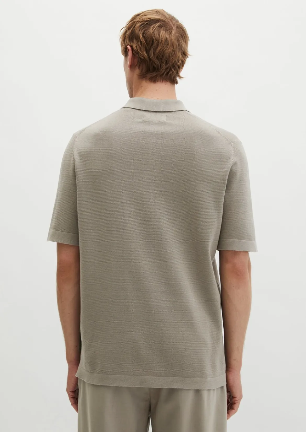 Strick-Poloshirt DFB Travel Collection aus reiner Bio-Baumwolle