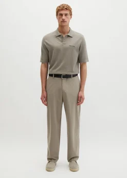 Strick-Poloshirt DFB Travel Collection aus reiner Bio-Baumwolle