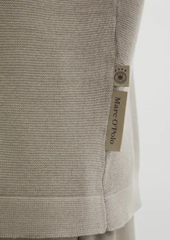 Strick-Poloshirt DFB Travel Collection aus reiner Bio-Baumwolle