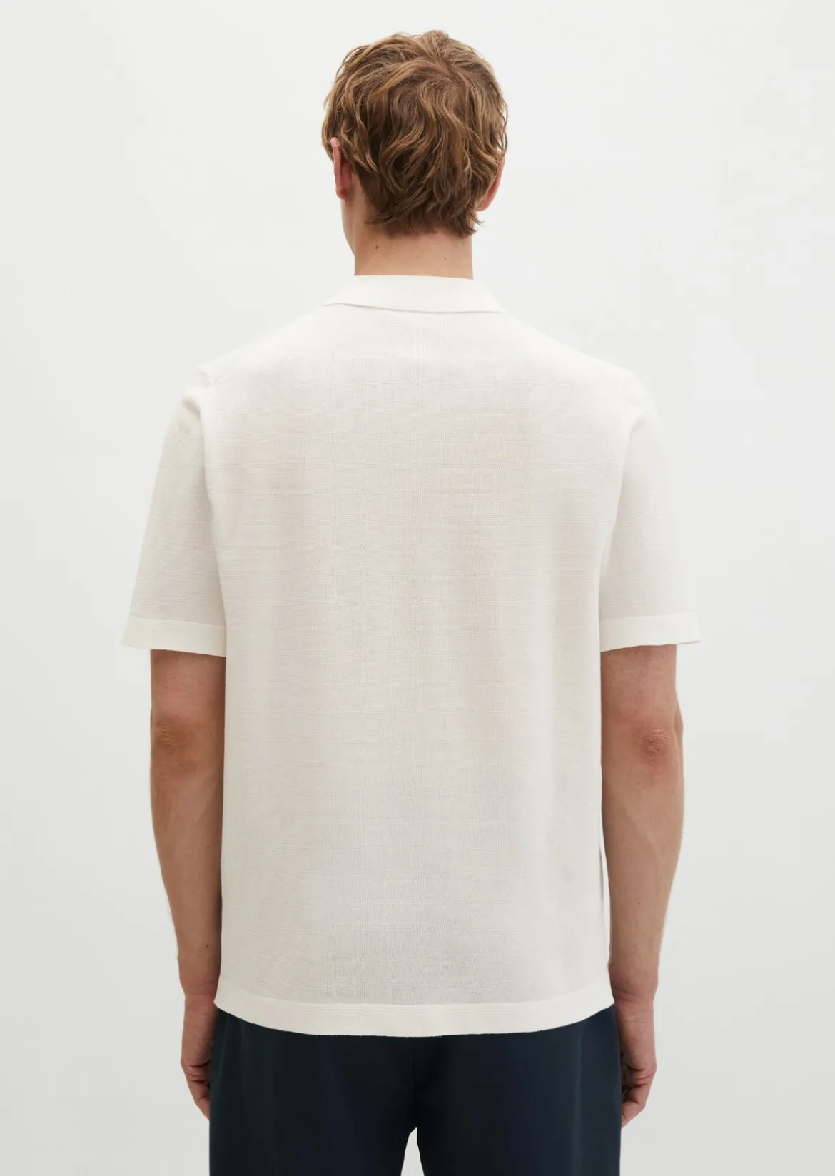 Strick-Poloshirt DFB Travel Collection aus reiner Bio-Baumwolle