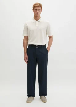 Strick-Poloshirt DFB Travel Collection aus reiner Bio-Baumwolle