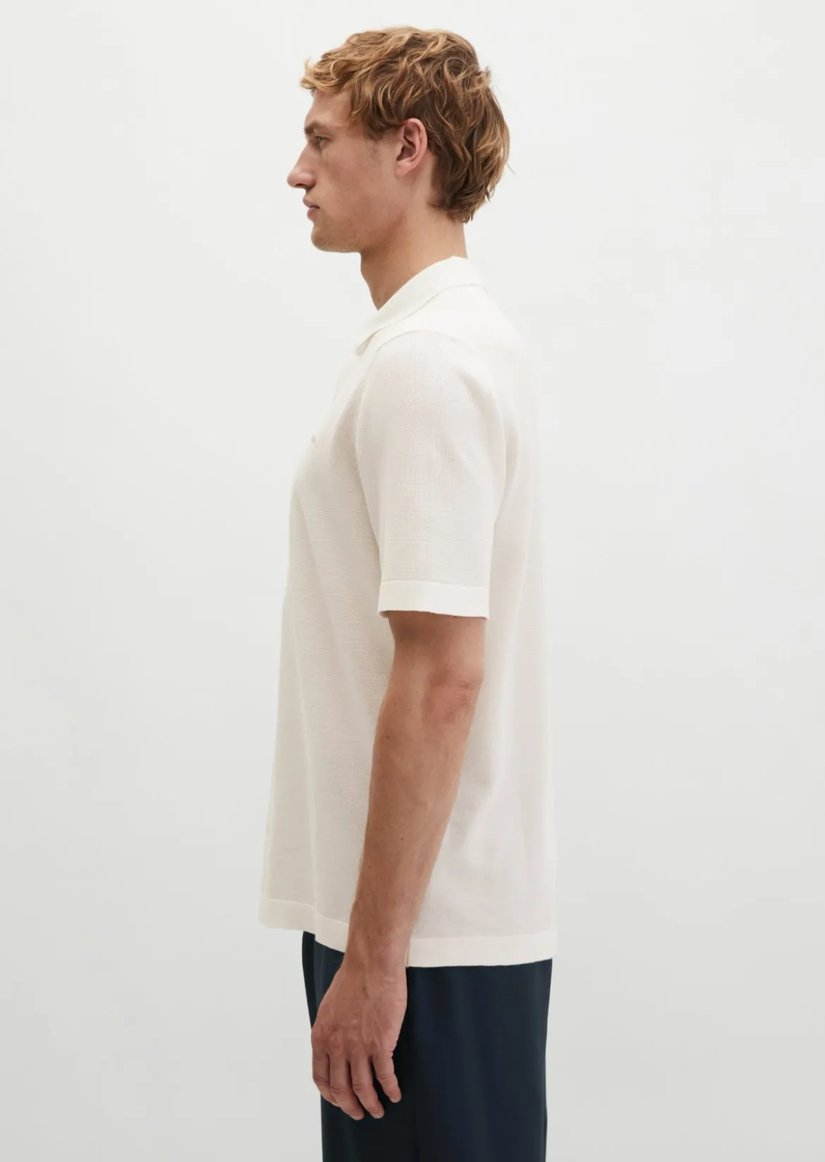 Strick-Poloshirt DFB Travel Collection aus reiner Bio-Baumwolle