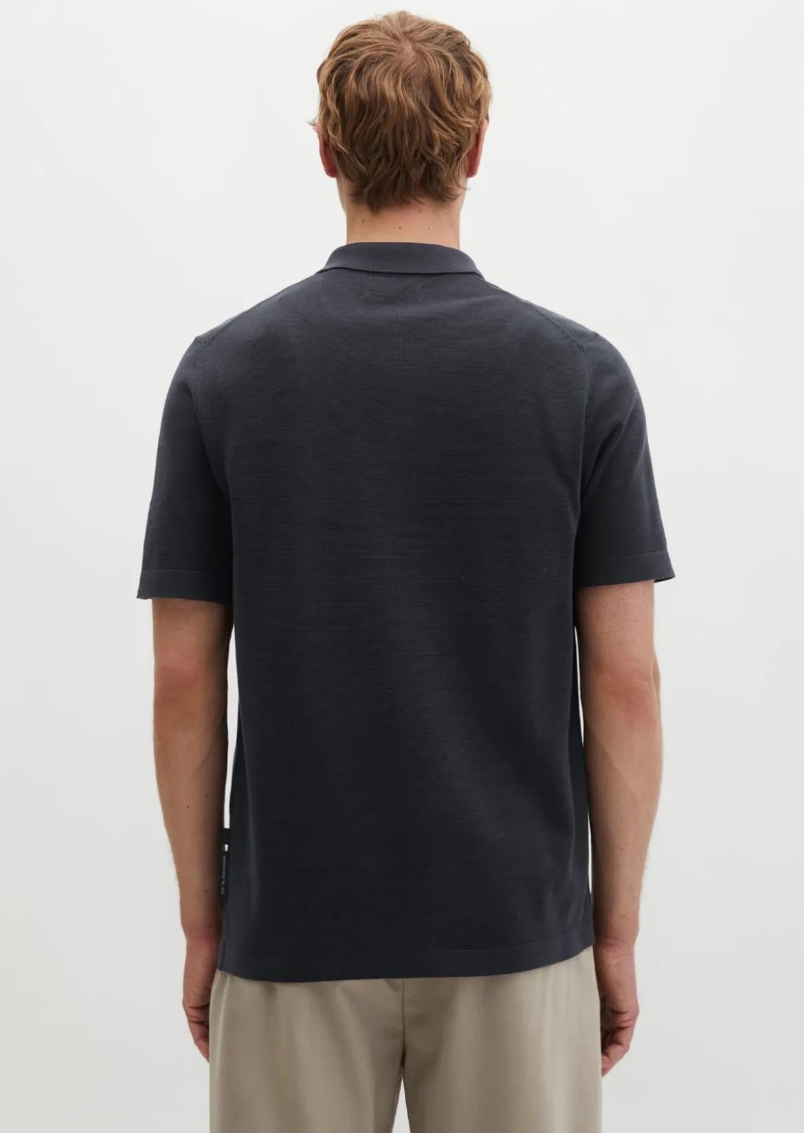 Strick-Poloshirt DFB Travel Collection aus reiner Bio-Baumwolle