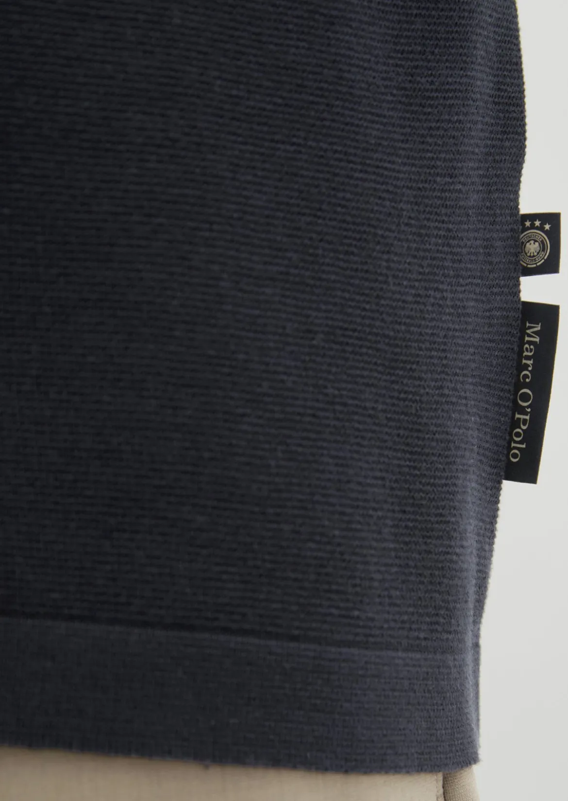 Strick-Poloshirt DFB Travel Collection aus reiner Bio-Baumwolle