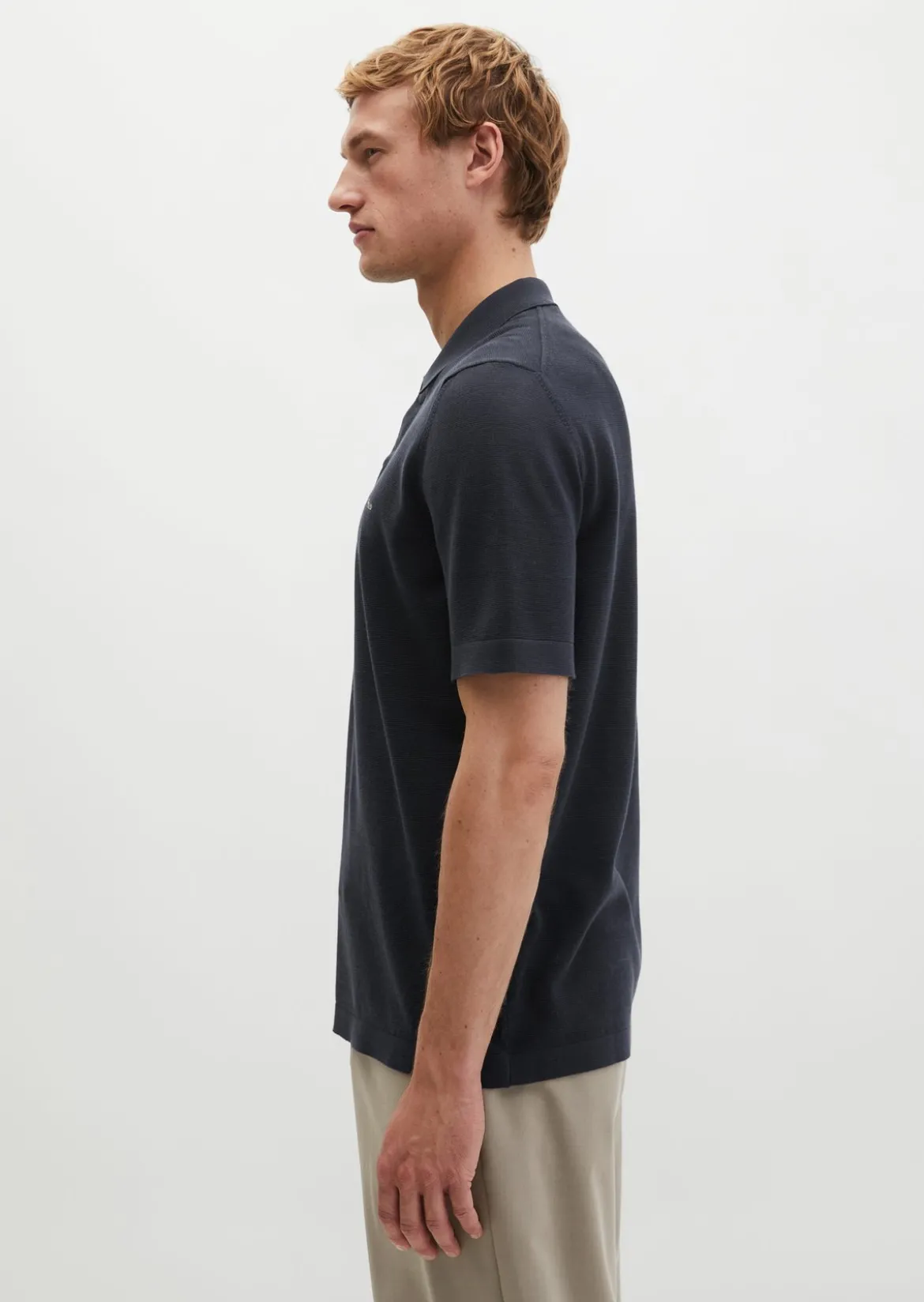 Strick-Poloshirt DFB Travel Collection aus reiner Bio-Baumwolle