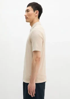 Strick-Poloshirt regular aus zertifizierter Bio-Baumwolle