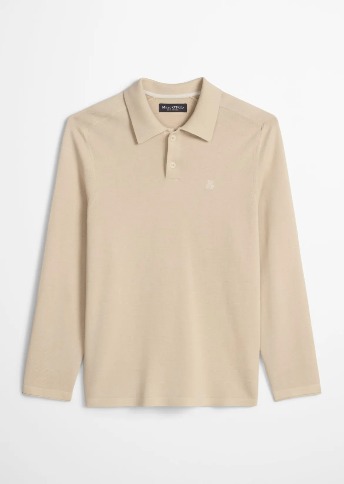 Strick-Poloshirt regular aus zertifizierter Bio-Baumwolle