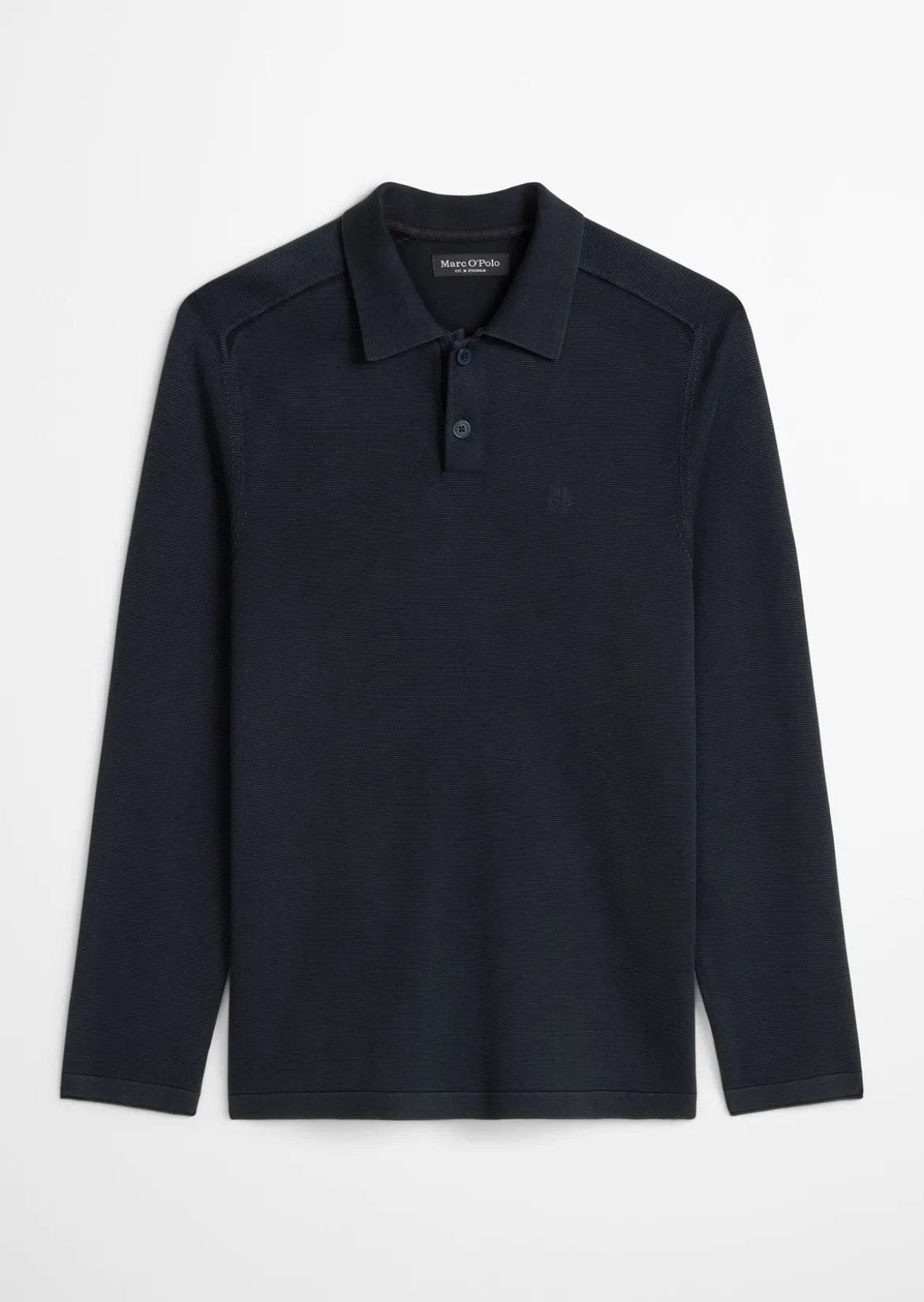 Strick-Poloshirt regular aus zertifizierter Bio-Baumwolle
