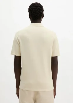 Strick-Poloshirt regular aus zertifizierter Bio-Baumwolle