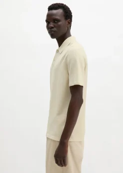 Strick-Poloshirt regular aus zertifizierter Bio-Baumwolle