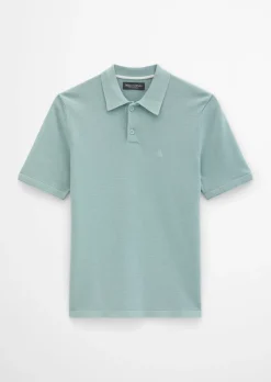 Strick-Poloshirt regular aus zertifizierter Bio-Baumwolle