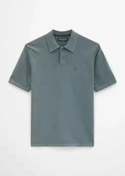 Strick-Poloshirt regular aus zertifizierter Bio-Baumwolle