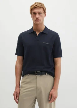 Strick-Poloshirt Travel Collection aus reiner Bio-Baumwolle