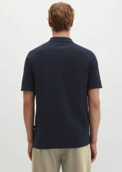 Strick-Poloshirt Travel Collection aus reiner Bio-Baumwolle