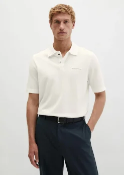 Strick-Poloshirt Travel Collection aus reiner Bio-Baumwolle