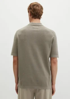 Strick-Poloshirt Travel Collection aus reiner Bio-Baumwolle