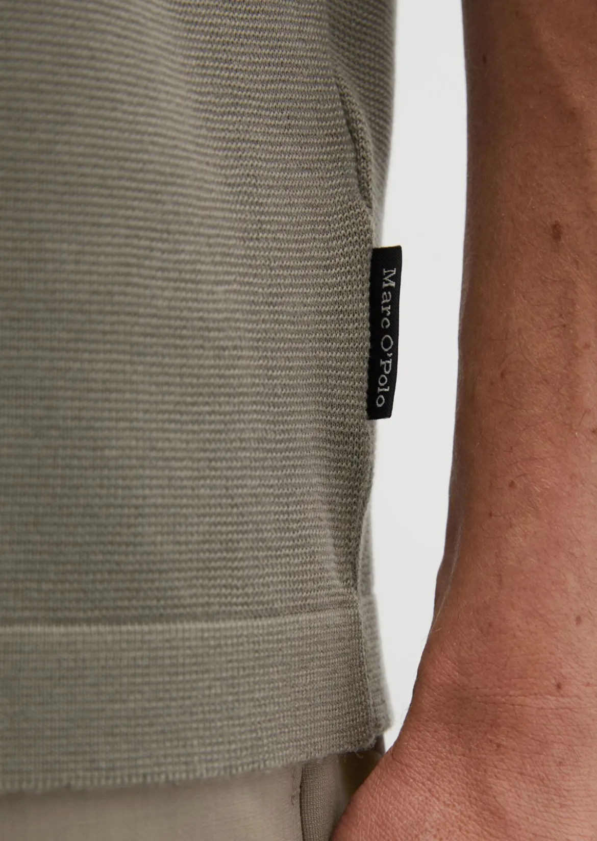 Strick-Poloshirt Travel Collection aus reiner Bio-Baumwolle