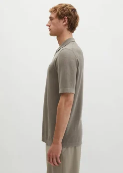 Strick-Poloshirt Travel Collection aus reiner Bio-Baumwolle