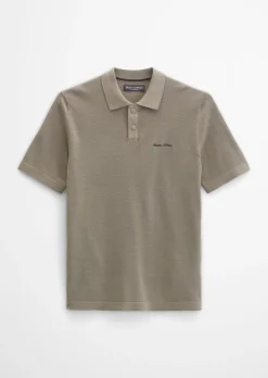 Strick-Poloshirt Travel Collection aus reiner Bio-Baumwolle