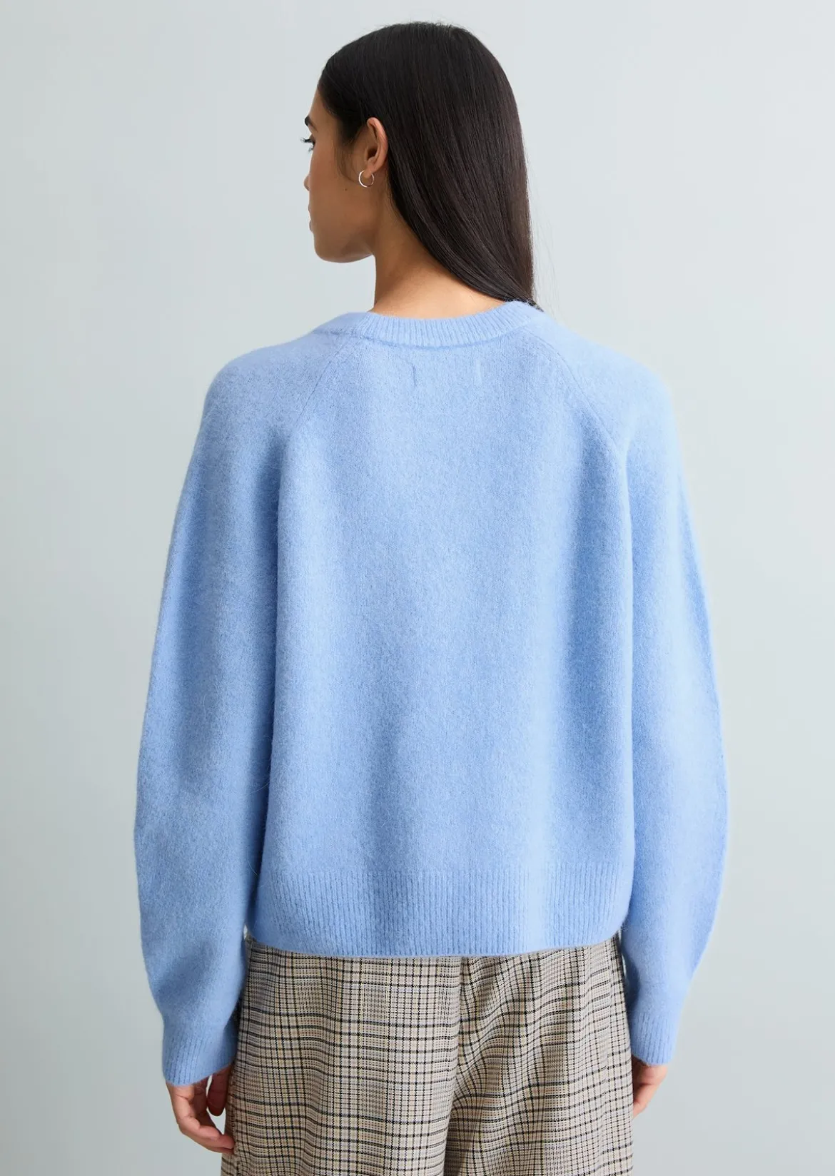 Strickpullover relaxed aus kuscheligem Alpakawolle-Mix
