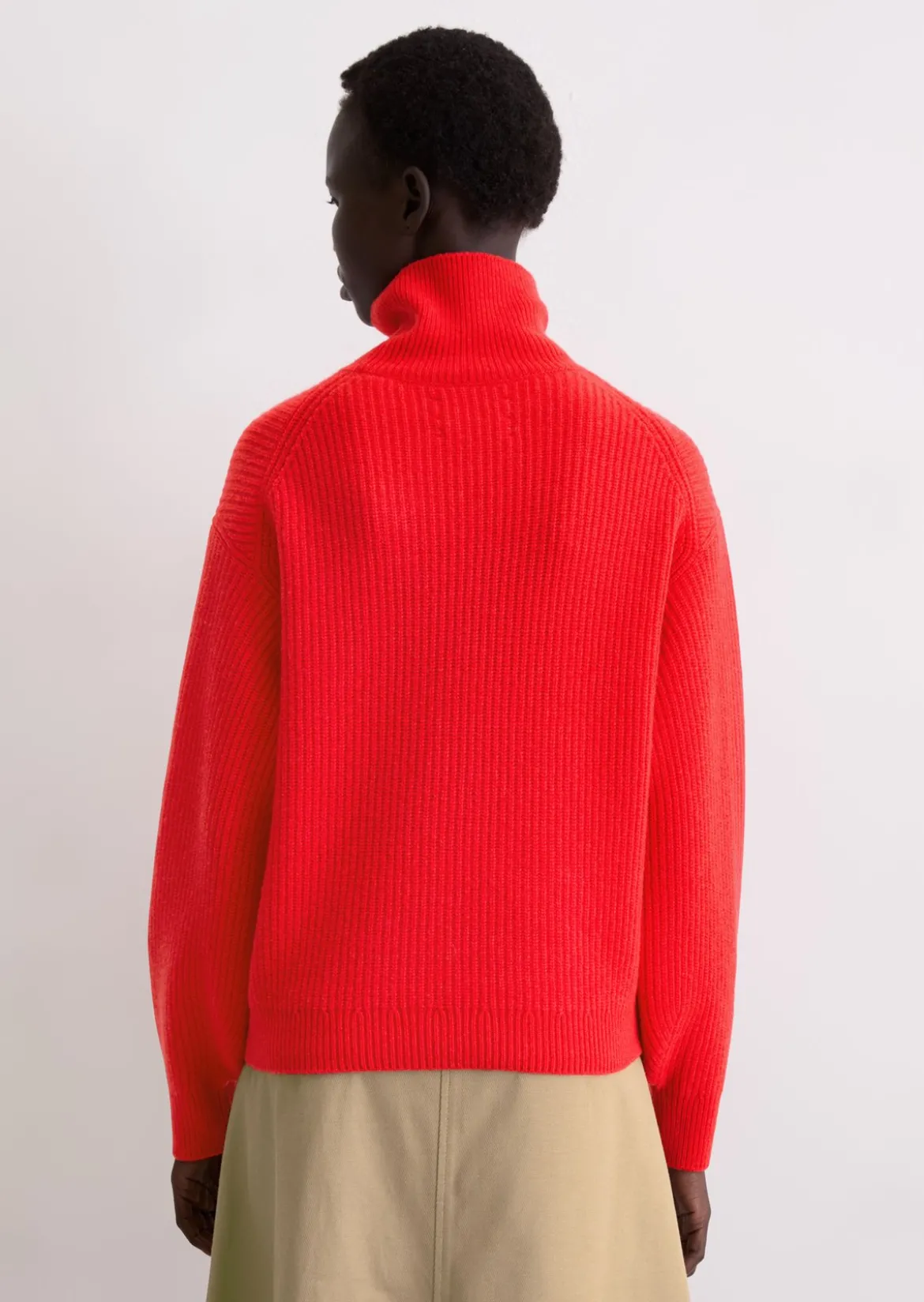 Strickpullover relaxed aus kuscheligem Merinowolle-Mix