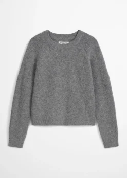 Strickpullover relaxed aus kuscheligem Alpakawolle-Mix