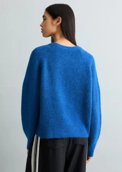 Strickpullover relaxed aus kuscheligem Alpakawolle-Mix