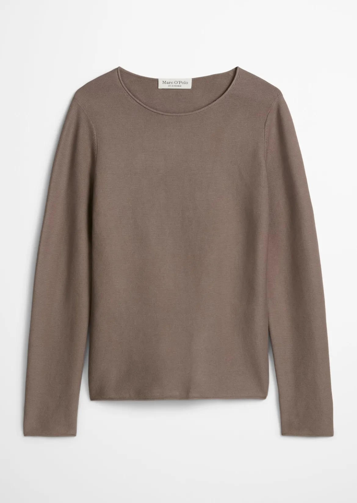 Strickpullover slim aus softem Organic Cotton