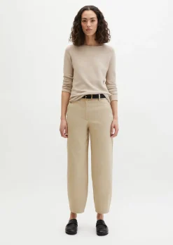 Strickpullover slim aus softem Organic Cotton