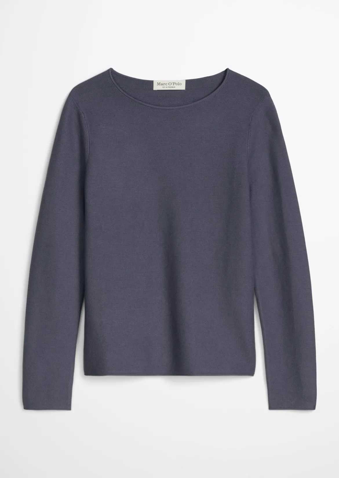 Strickpullover slim aus softem Organic Cotton