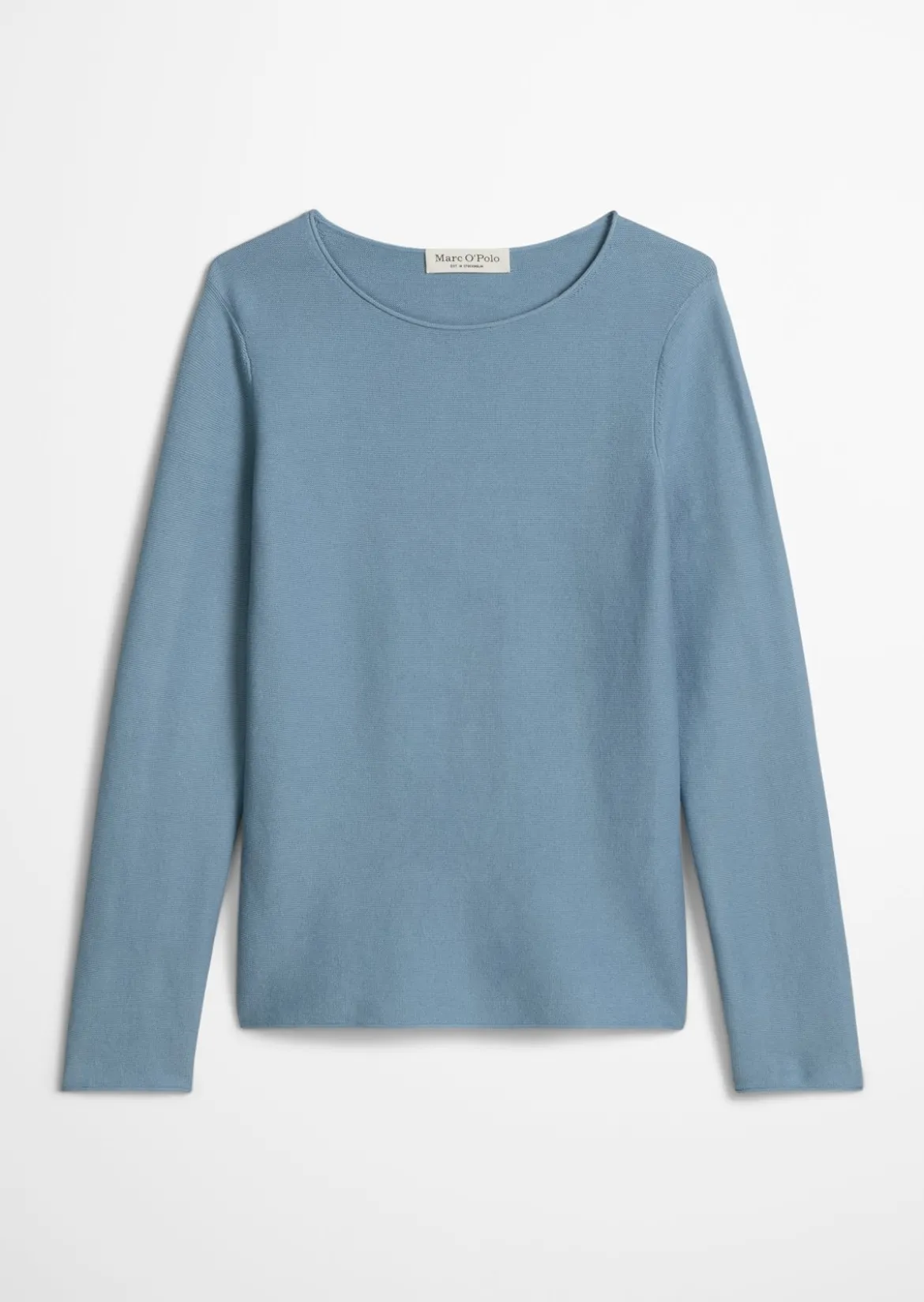 Strickpullover slim aus softem Organic Cotton