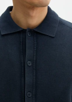 Strick-Shirt regular aus zertifizierter Bio-Baumwolle