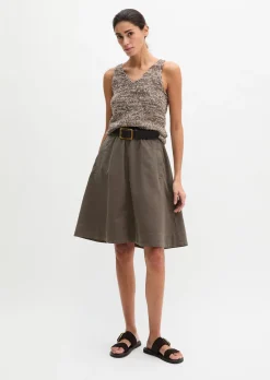 Stricktop slim aus Bändchengarn