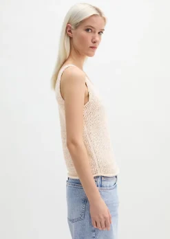 Stricktop slim aus Bändchengarn