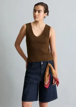 Stricktop slim aus Organic Cotton