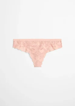 String mit zarter Spitze
