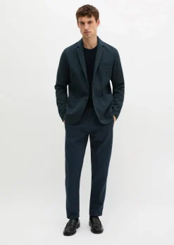 Sweatblazer regular mit Jersey-Griff