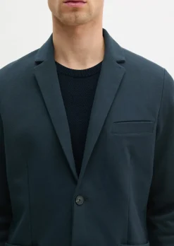 Sweatblazer regular mit Jersey-Griff