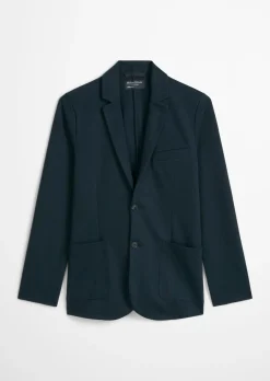 Sweatblazer regular mit Jersey-Griff