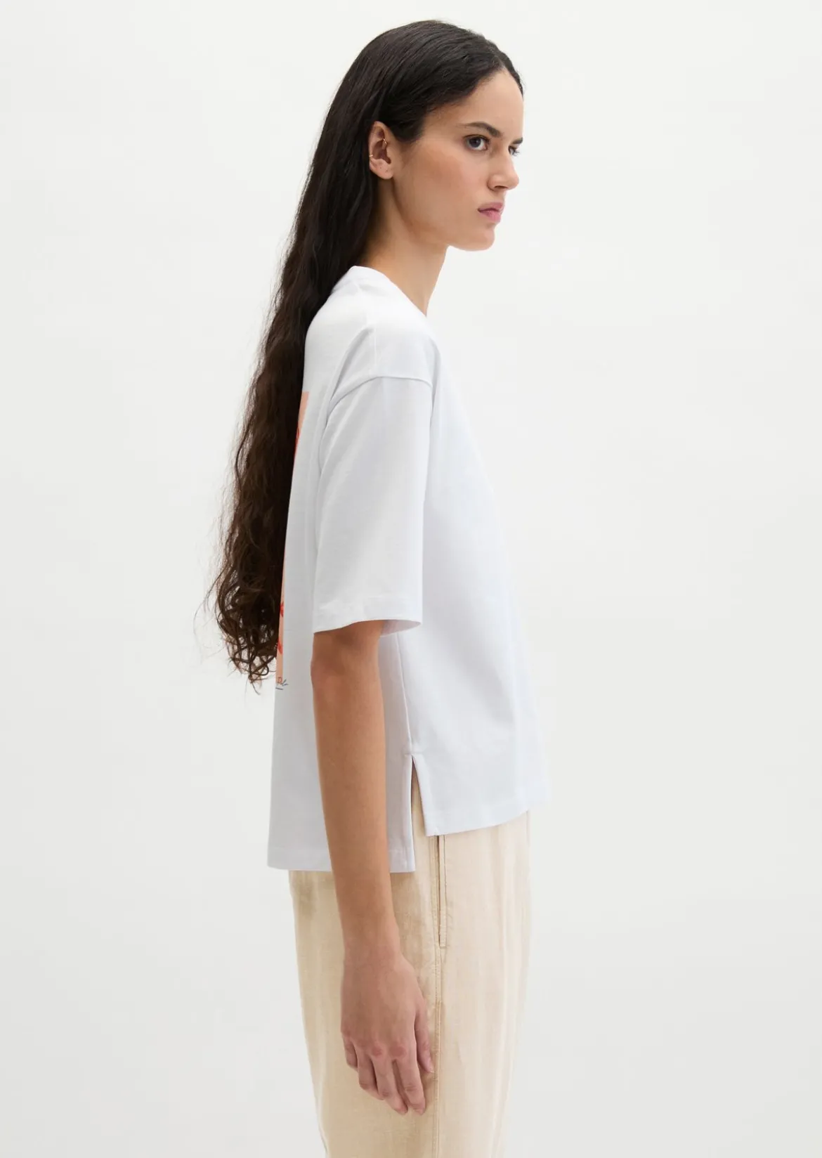 Sweathirt oversized boxy aus weichem Single Jersey